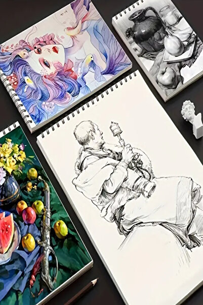 GLANCE Drawing Pad Sketchbook 180 Gr. A5 20 Sheets Bianyo Sketch Graduated Pencil Sketch Set