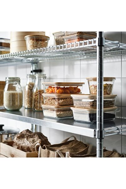 IKEA 365+ Rectangular Bamboo Lid – Eco-Friendly, Airtight, Durable & Stylish Food Storage Solution