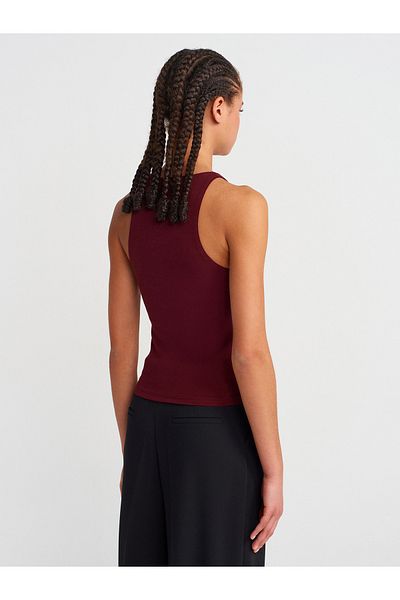Dilvin 3694 Claret Red Ground T-Shirt