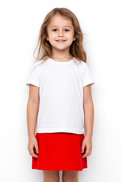 Trend Bebe Butik Tricou de vară de bază cu mânecă scurtă pentru fete, 100% bu...