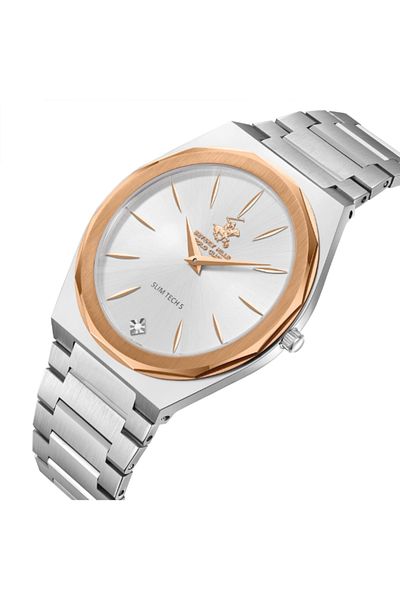 Beverly Hills Polo Club BEVERLY HILLS POLO CLUB Men Analog Silver Dial Watch - BP3667X.330