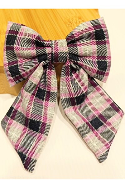 Monalisa Home مشبك مشبك على شكل فيونكة فاخر منقوش