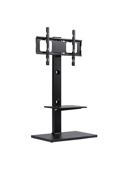 FlashHawk Floor TV Stand with MDF Shelf for 32-60 inch LCD TV,Height Adjustable TV Stand