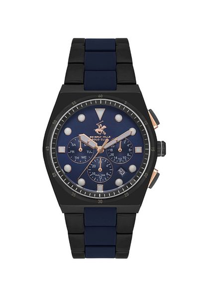 Beverly Hills Polo Club Men's Multi Function Blue Dial Watch - BP3626X.690