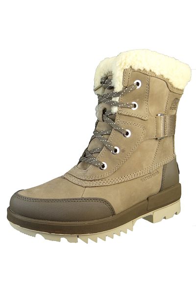 Sorel Damen Winterstiefel Stiefel Winterschuhe Torino II Parc Boot WP 1985791 Beige 264 Omega Taupe Leder
