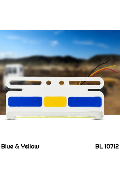 Generic شريط إضاءة LED أزرق وأصفر للشاحنات والمقطورات والحافلات