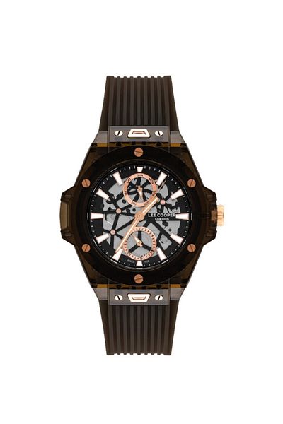 Lee Cooper Lee Cooper Men's Multi Function Black Dial Watch - LC07975.051