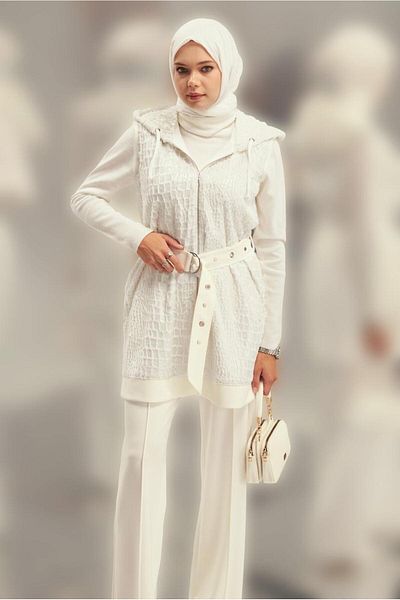 Alvina 45151 Model Vest Tracksuit Set