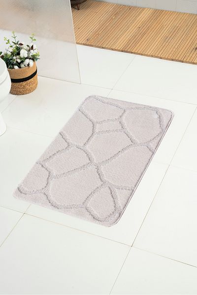Moda Dekor Τυπική Κρέμα Τοίχου 60x100 cm Μονό Χαλάκι Μπάνιου