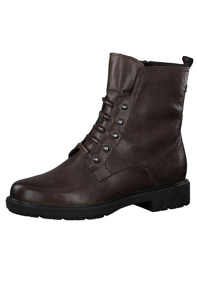 Tamaris Damen Elegante Stiefelette Winterschuhe 1-26469-25 Braun 361 CAFE Leder mit Moulded Insole & TOUCH