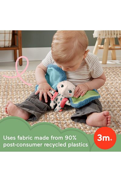 FISHER PRICE ​Fisher-Price Baby Sensory Toy Planet Friends All Ears Lovey Plush Elephant for Newborns Ages 3+