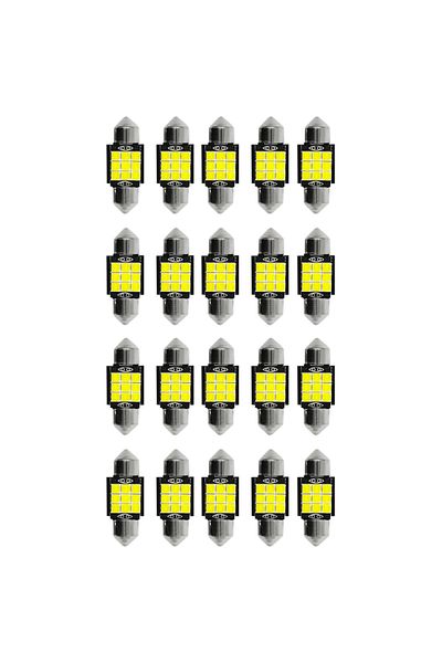 Spider Plus 31mm LED Canbus Car Bulb - Pack of 20