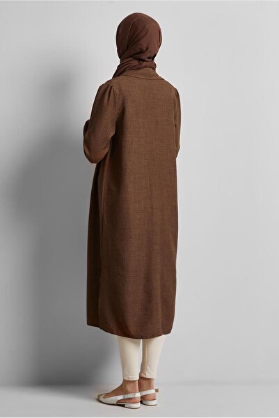 TRENDTESETTÜR Women's Brown Long Tunic t 4716