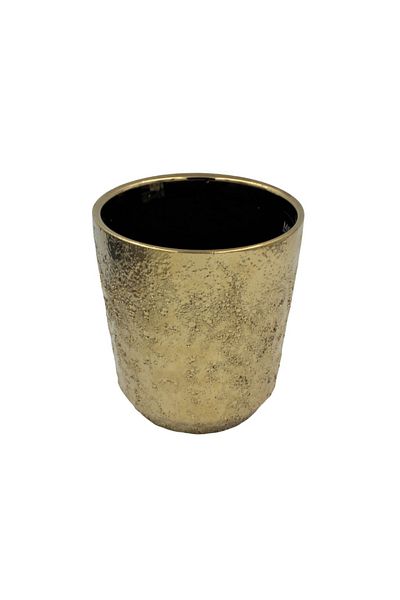 mica Mască de ghiveci auriu Mica 15x12 cm