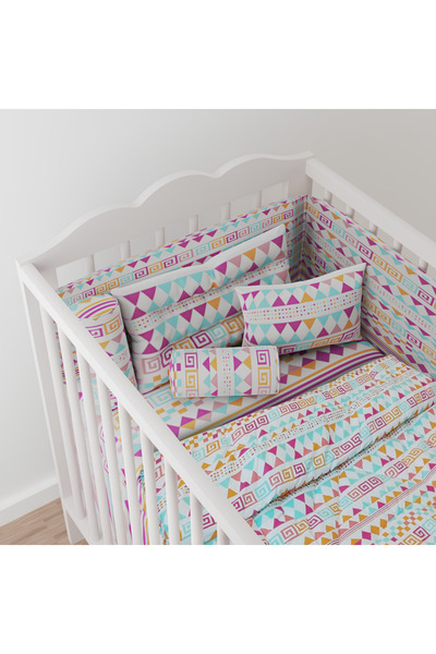 Kidz Klub طقم سرير نوم للأطفال من 7 قطع، طقم سرير مغامرات ليتل شيبس، المقاس: ...