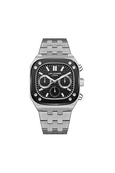 Lee Cooper Men Multi Function Black Dial Watch - LC08023.350
