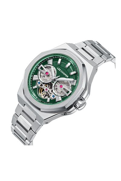 Lee Cooper LEE COOPER Men Automatic Dark Green Dial Watch - LC08124.370