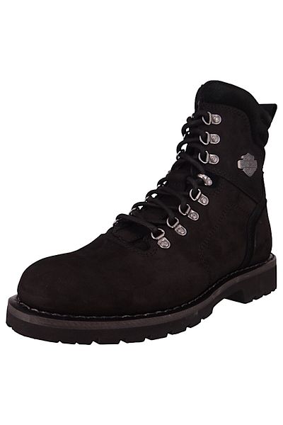 Harley Davidson Herren Bikerboots Stiefelette Bannack D96239 Schwarz Black Leder