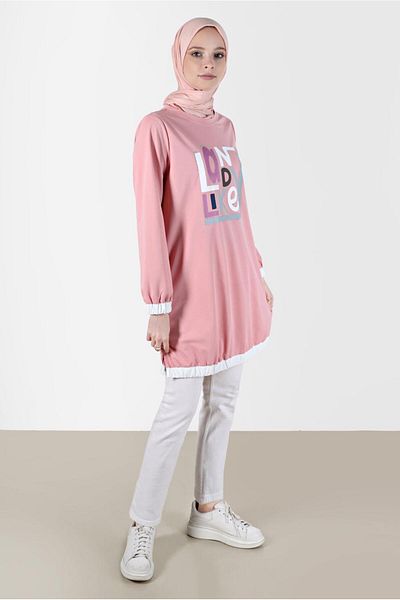 Alvina 42653 Model Tunic - Bassi Detailed Tracksuit
