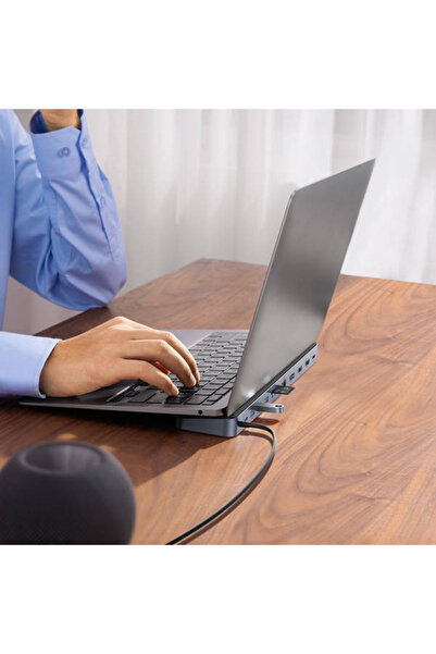 Baseus Elitejoy Gen2 12-Port Type-C Hub Adapter - Dark Grey