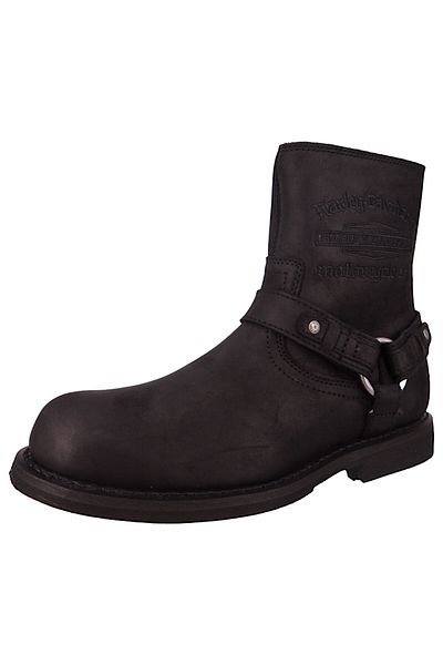 Harley Davidson Herren Bikerboots Stiefelette Scout RVLTN CE D97271 Schwarz Black Leder