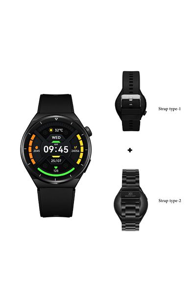 Kenneth Scott Unisex Smart Multi Color Dial Watch - KG10X-XSBBX