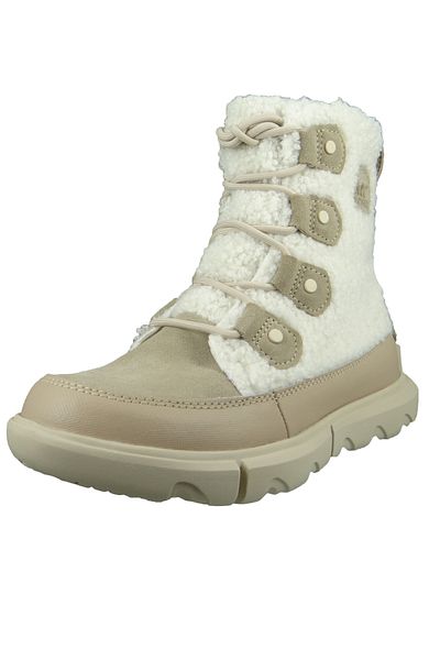 Sorel Damen sportliche Stiefelette Explorer II Joan Cozy 1959361 Grau 271 Ancient Fossil Leder