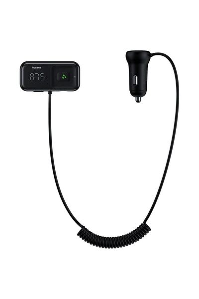 Baseus T-Shaped S-16 Wireless MP3 & Car Charger - Black