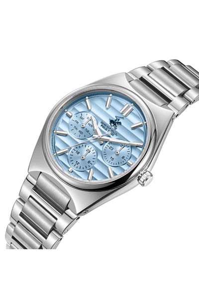 Beverly Hills Polo Club Women Multi Function Blue Dial Watch - BP3746C.300