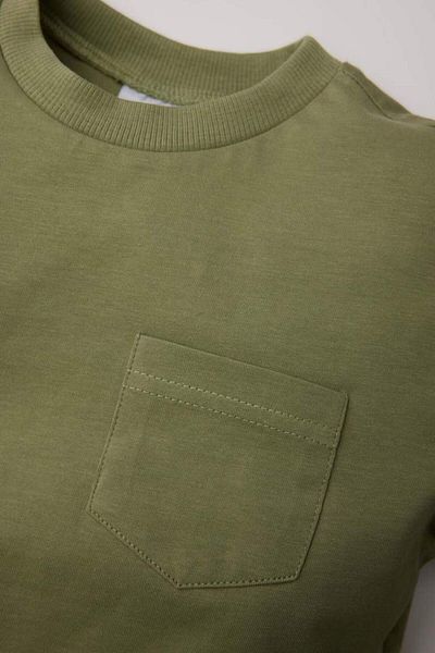 DeFacto Baby Boy Crew Neck Basic μασίφ κοντομάνικο μπλουζάκι B7005a525sm
