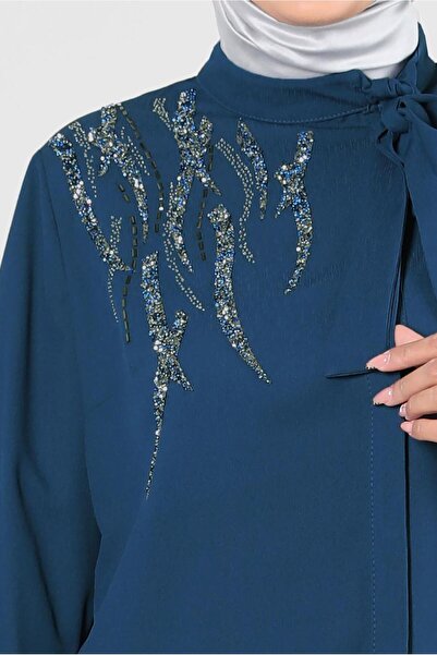 Alvina HIDDEN BUTTONED STONE PRINTED TUNIC 20386