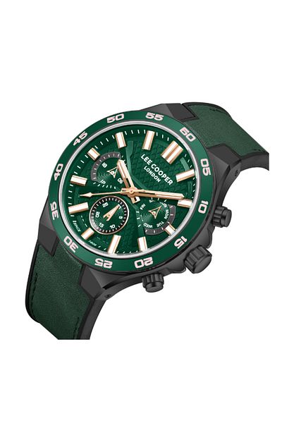 Lee Cooper LEE COOPER Men Multi Function Dark Green Dial Watch - LC08066.077