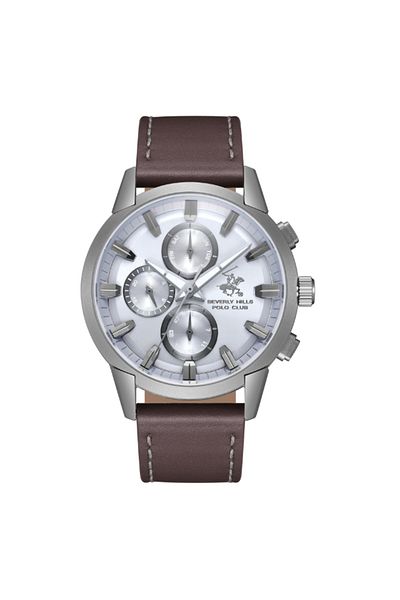 Beverly Hills Polo Club Men Multi Function Grey Dial Watch - BP3666X.042