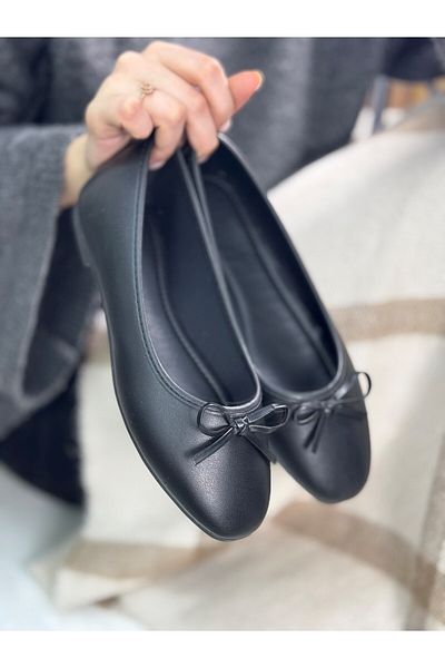Allyup Balerini de zi cu zi pentru damă, cu vârf oval, cu fundă, crocodil, pantofi de balerină confortabili cu talpă zimțată 112