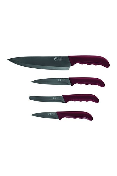 Emalia Olkusz 1907 Knife set, 4 pieces
