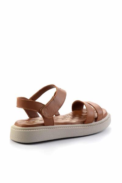 Bambi Dámské sandály z hnědé kůže K05357210203