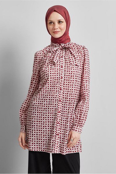 Alvina Patterned Tunic Model No: 45400