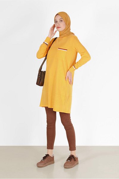 Alvina POCKET DETAILED KNITWEAR TUNIC 42013