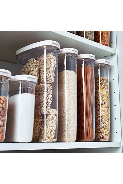IKEA 365+ Dry Food Jar with Lid – 2.3L, Airtight, BPA-Free, Transparent & Stackable Kitchen Storage