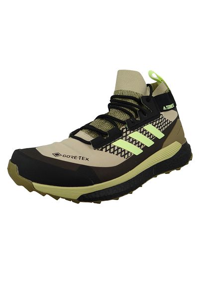 adidas Herren Halbschuhe Halbschuhe Wanderschuhe Terrex Free Hiker GTX FX4509 Beige Savanna / Hi-Res Yello