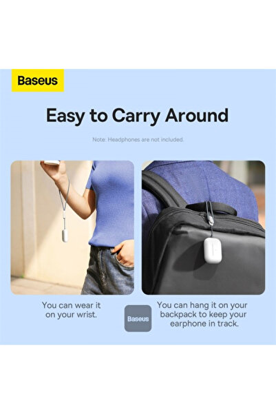 Baseus Crystal Series Earphone Lanyard - Grey