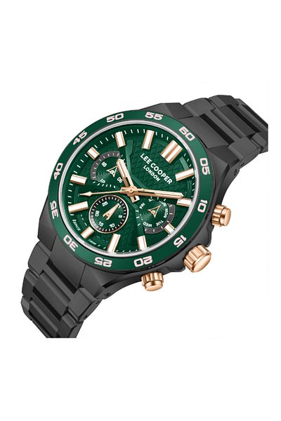 Lee Cooper LEE COOPER Men Multi Function Dark Green Dial Watch - LC08067.070