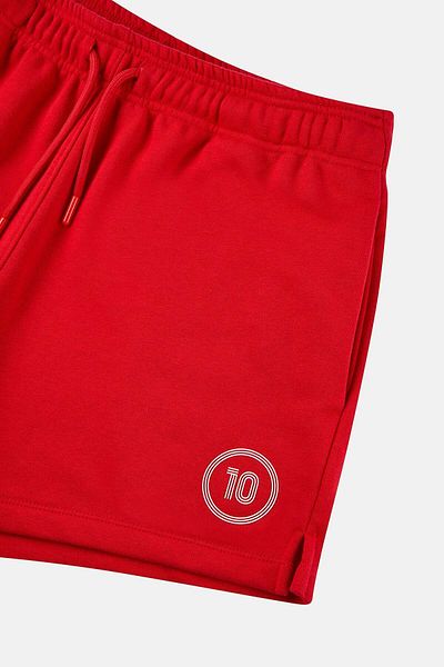 Socrates Türkiye 10 Soft Fleece Women's Shorts - Red