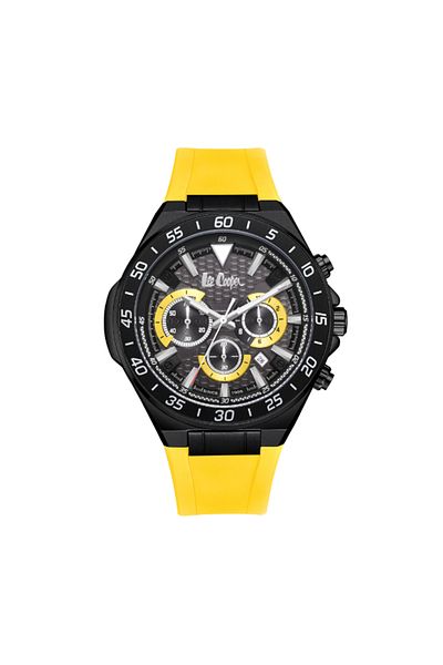 Lee Cooper Men Multi Function Black Dial Watch - LC08003.657