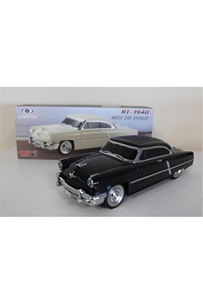 Everton RT-1940  Siyah Arabalı  Bluetooth Fm-Usb-Tf-Aux Şarjlı Nostaljik Radyo