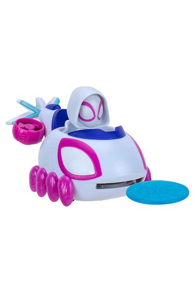spidey And His Amazing Friends Disc Throwing Car Ghost Spider