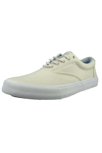 SPERRY Herren Segel-/Bootsschuhe Halbschuhe Striper II CVO Seacycled Ivory STS24180 Creme Ivory Leinen