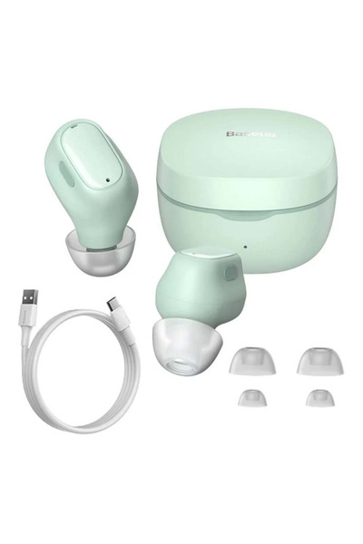 Baseus سماعات أذن لاسلكية حقيقية Bowie WM01 - خضراء