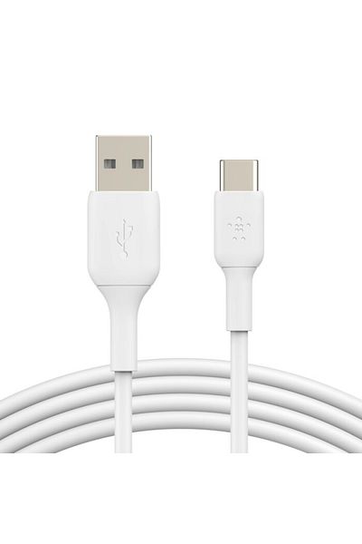 Belkin كابل شحن USB-C إلى USB-A - 2 متر - أبيض