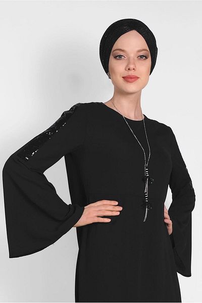 Alvina 4262 Model Asymmetrical Cut Loose Tunic